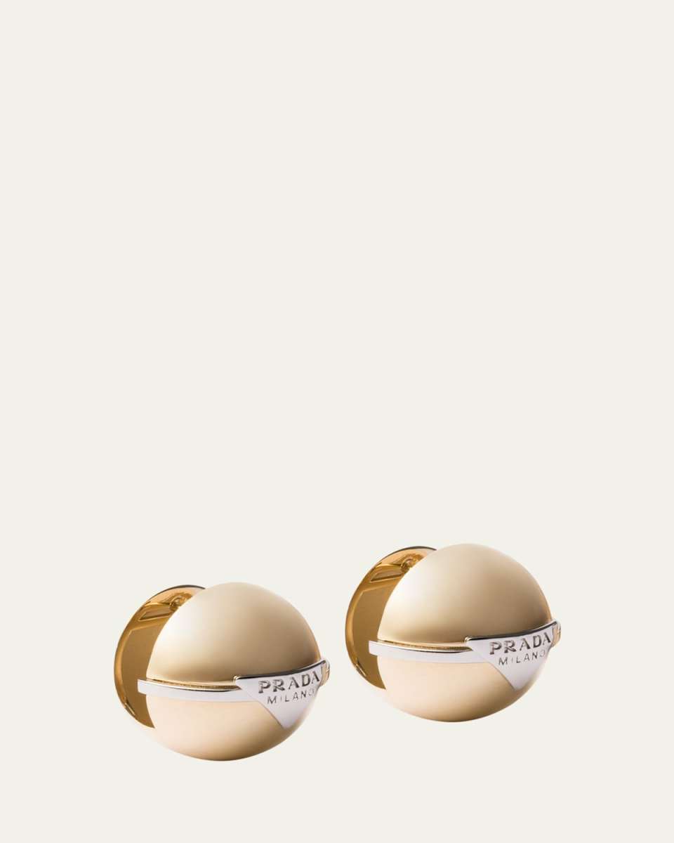 Circular Triangle Stud Earrings